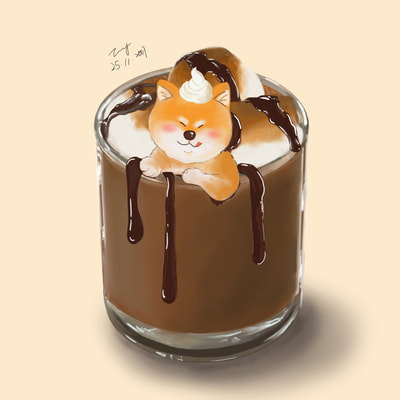 Hot Shiba Chocolate